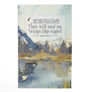 Christian Journal Nature Artwork Bible Verse Hardcover Notebook
